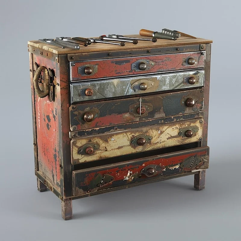 Wszechstronna skrzynka z narzędziami do organizacji miejsca pracy